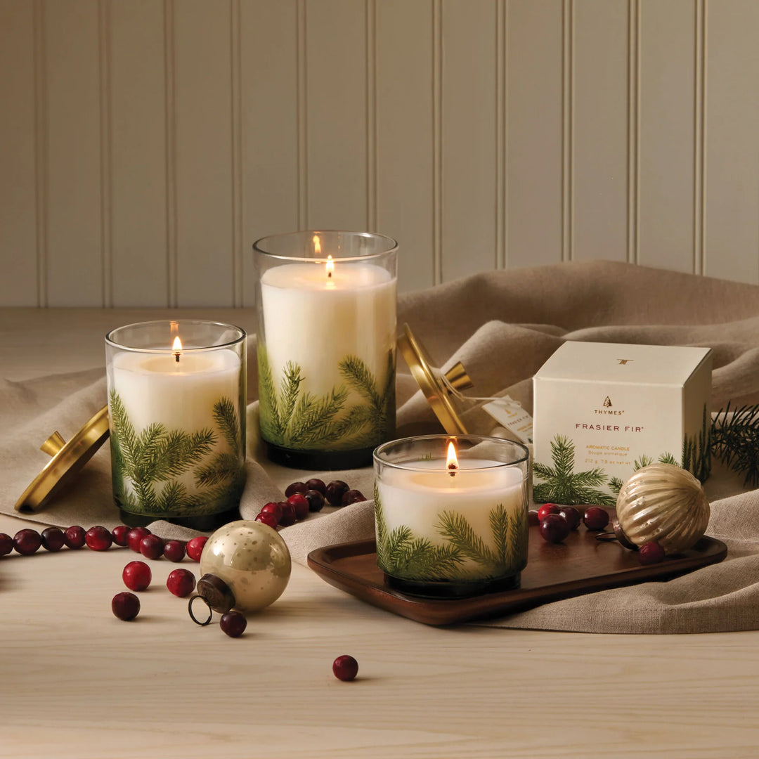 Frasier Fir Large Pine Needle Luminary Candle