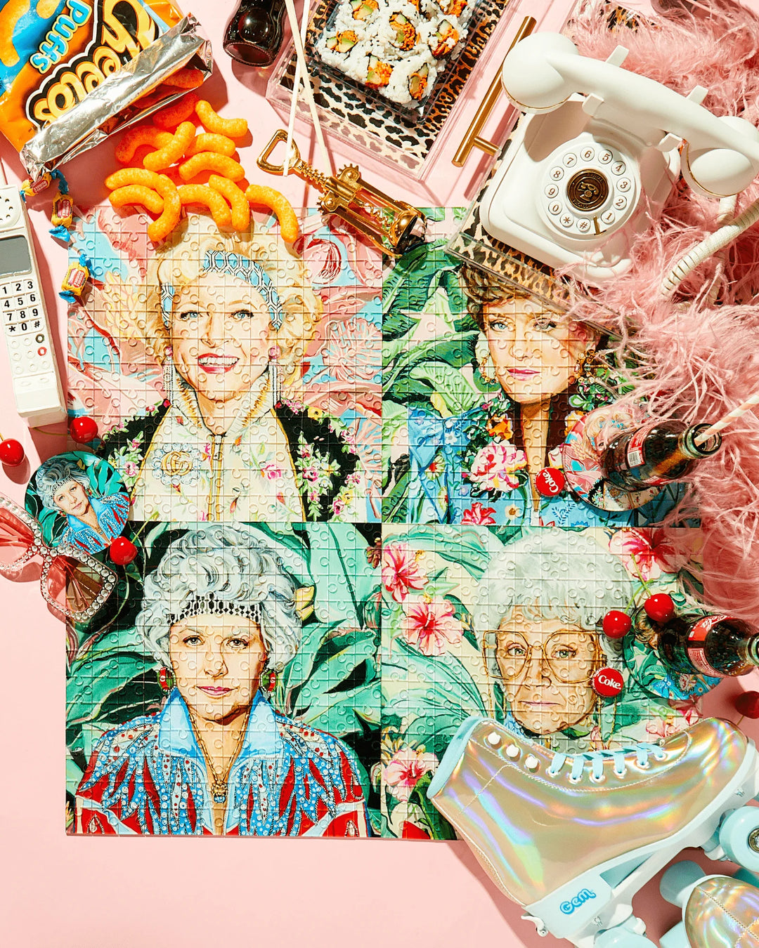 Golden Gals  Acrylic Puzzle