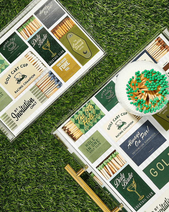 Golf Matchbook Large Tray