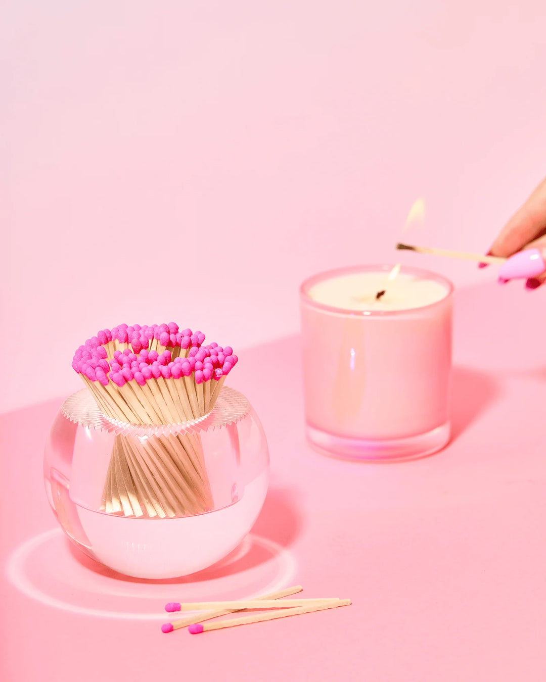 Round Match Striker | Hot Pink Matches