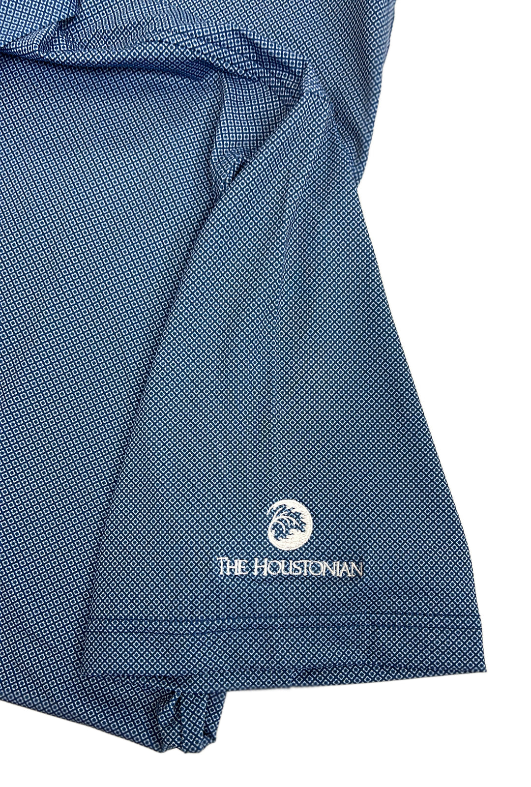Clarence Mini Diamond Jacquard Performance Polo