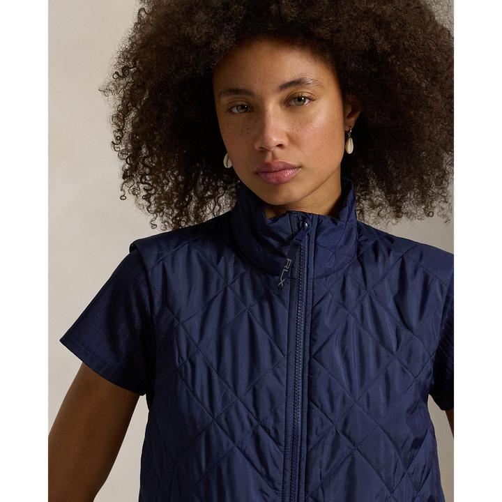 Tech Terry Quilted Hybrid Vest