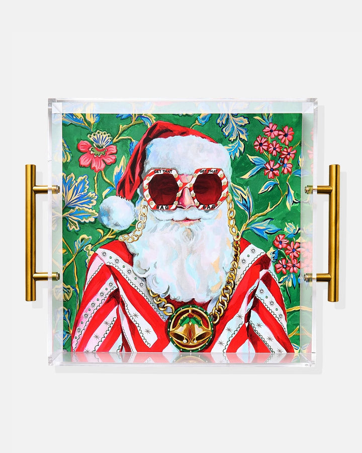 Swanky Santa Large Tray