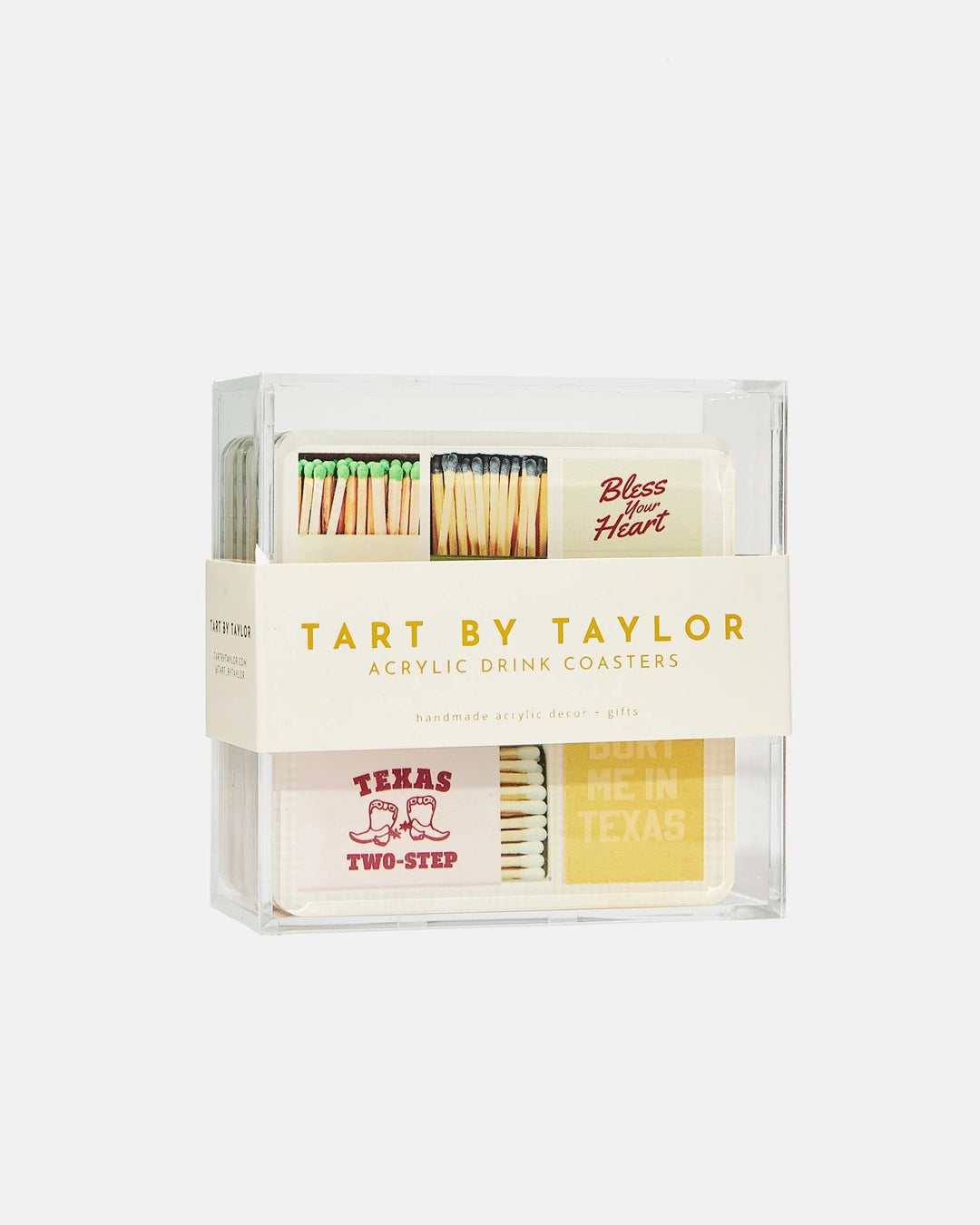Texas Matchbook Coasters