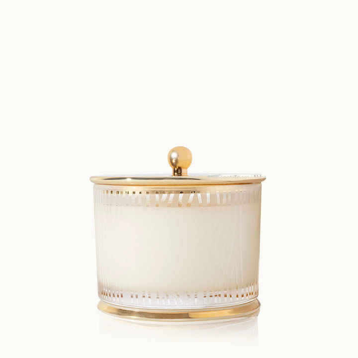 Frasier Fir Medium Frosted Wood Grain Candle