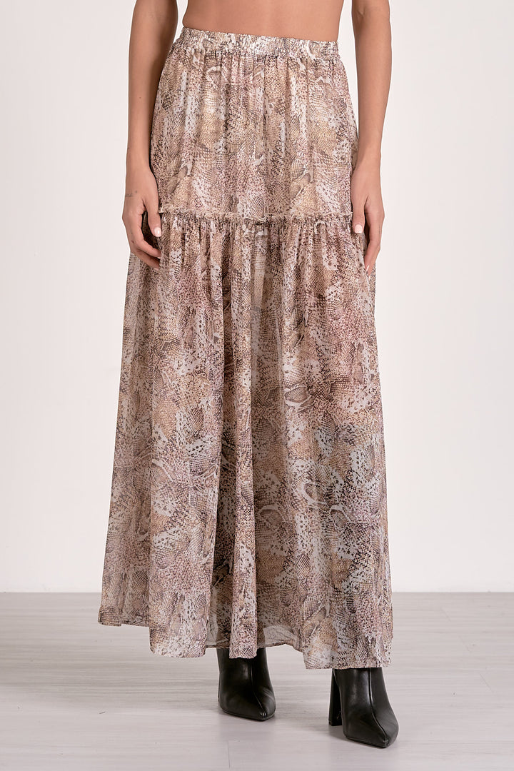 Snake Maxi Skirt