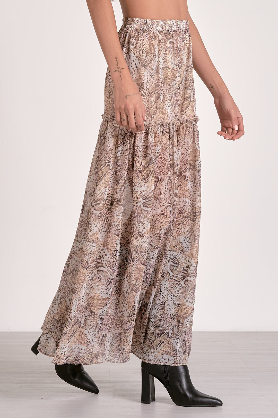Snake Maxi Skirt