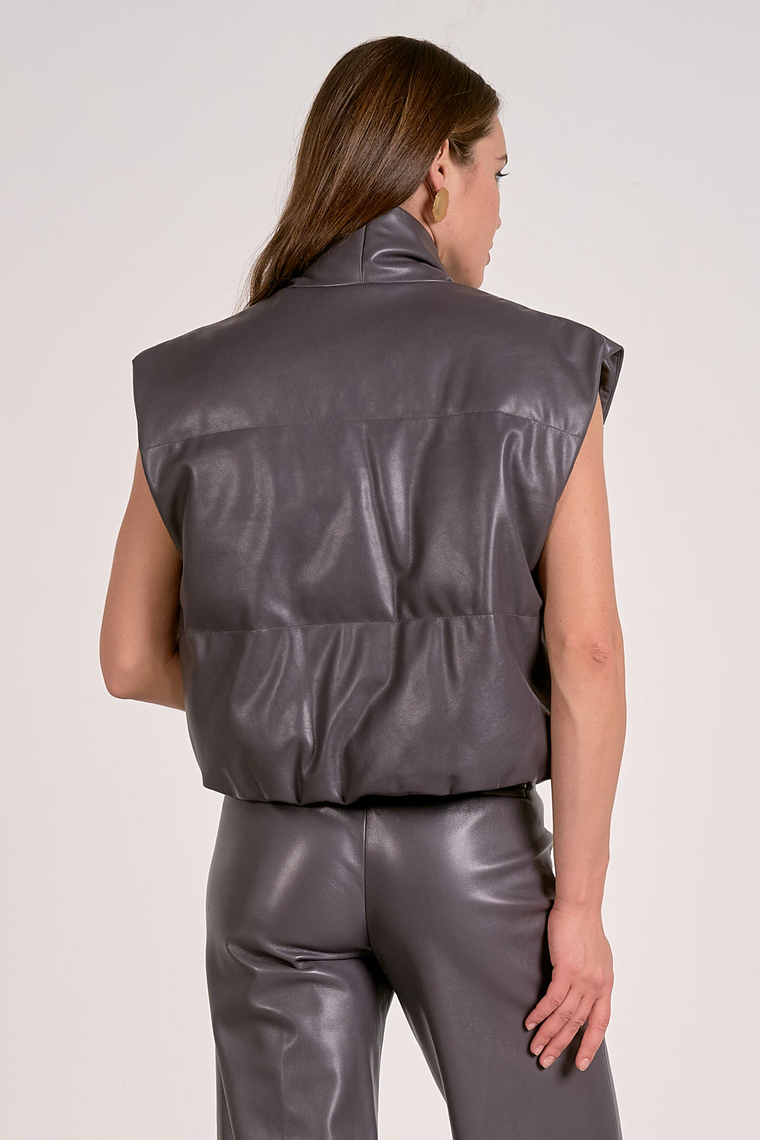 Skye Leather Vest