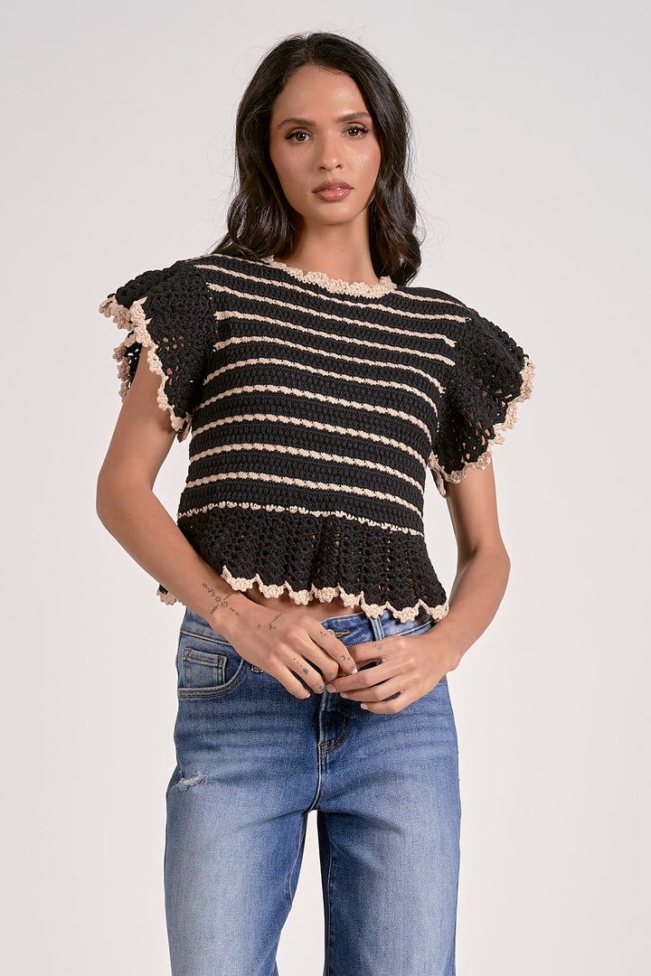 The Marais Crochet Top