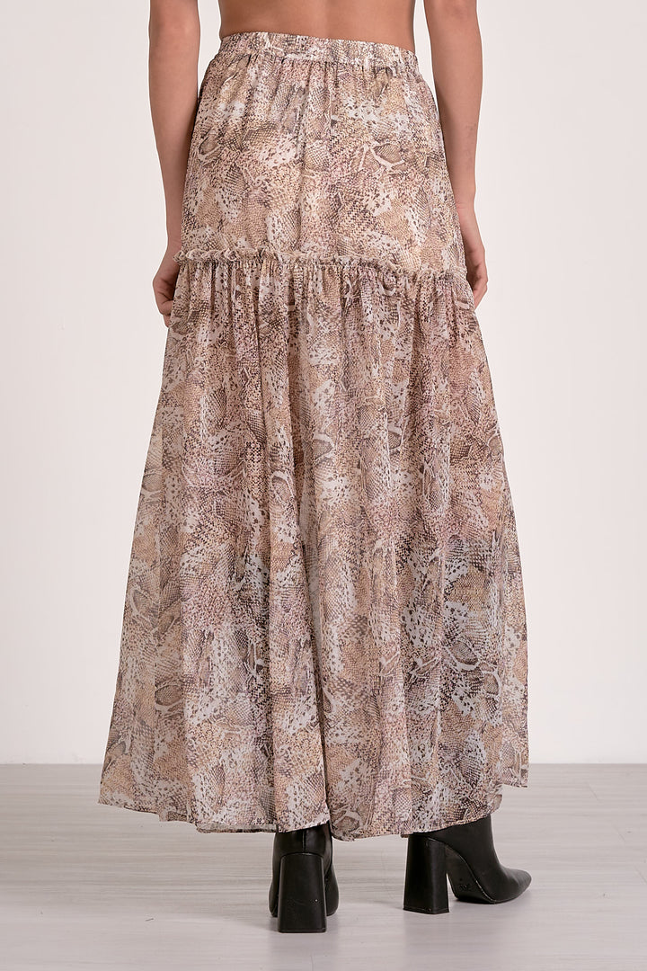 Snake Maxi Skirt