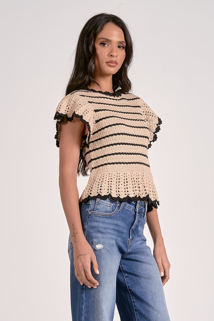 The Marais Crochet Top