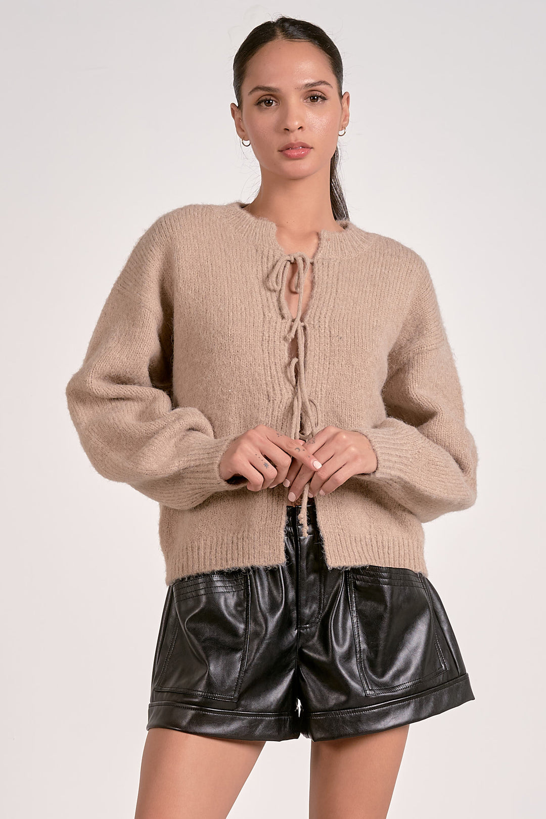Tie Front Cardigan
