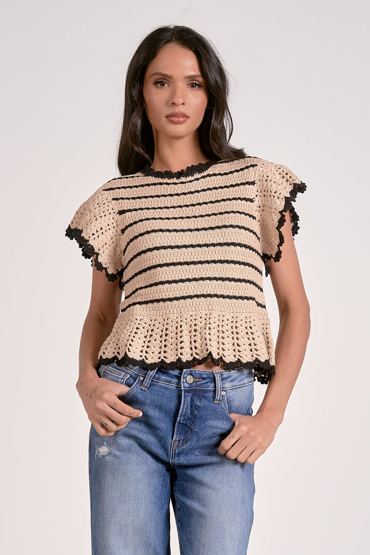 The Marais Crochet Top